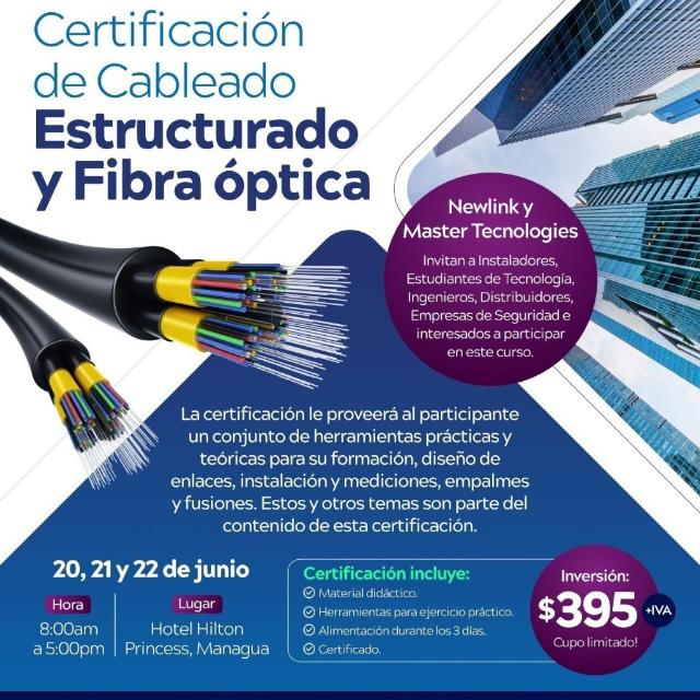 Certificación de Cableado, Estructurado y Fibra Óptica