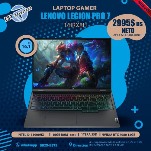 Lapto Gamer LENOVO LEGION PRO 7