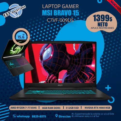 Laptop Gamer MSI BRAVO 15